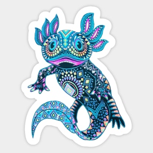 axolotl halloween costume Sticker